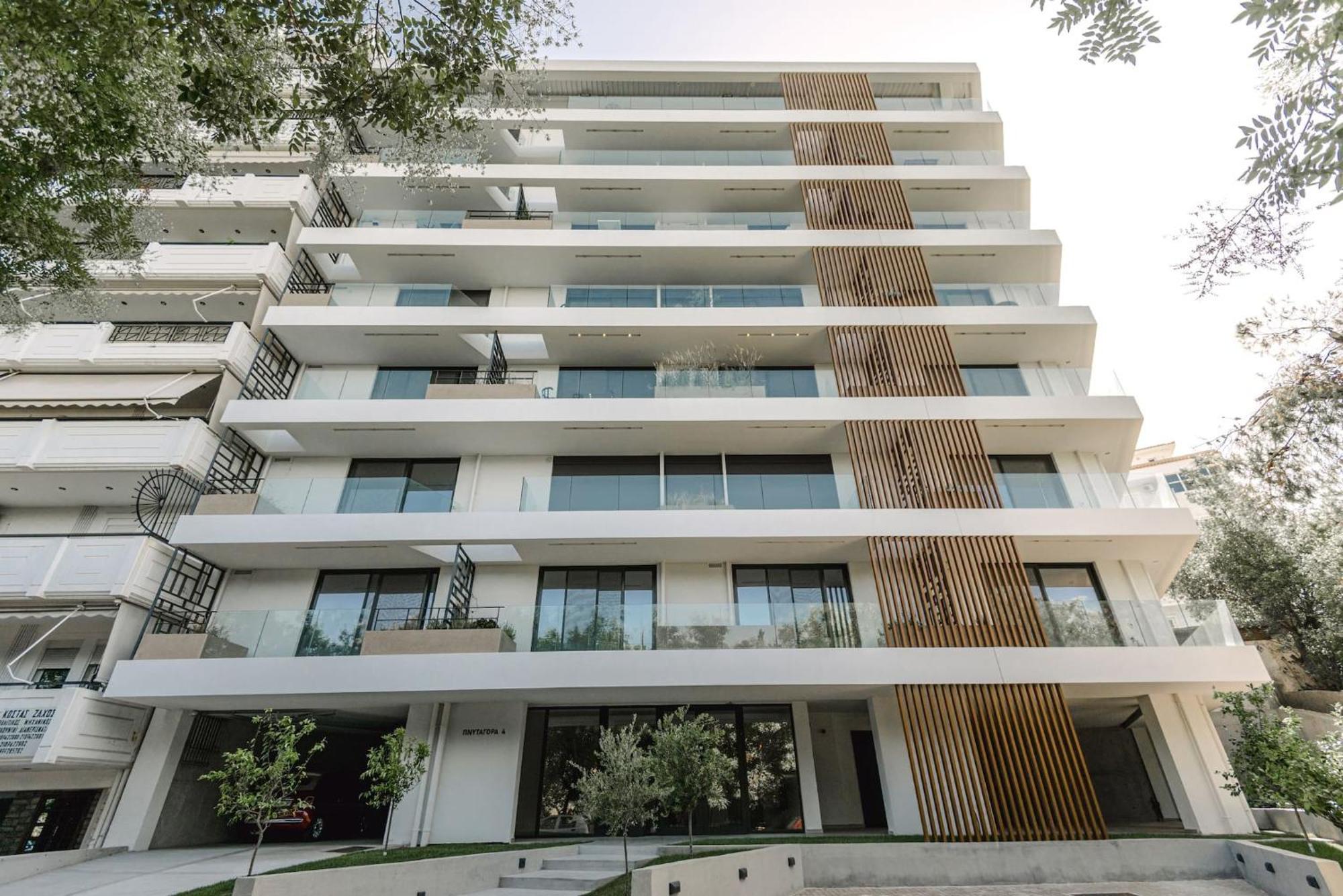 Urban Apt With Stunning Acropolis View & Roofdeck Atene Esterno foto